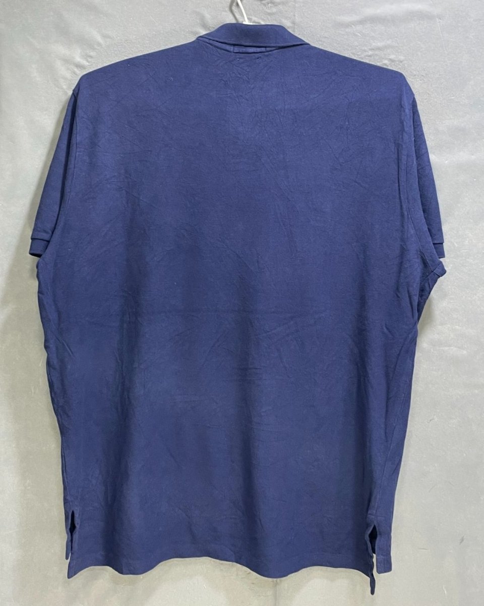 Polo Ralph Lauren Blue Cotton Jersey Polo T Shirt For Men X Large - Preloved Labels