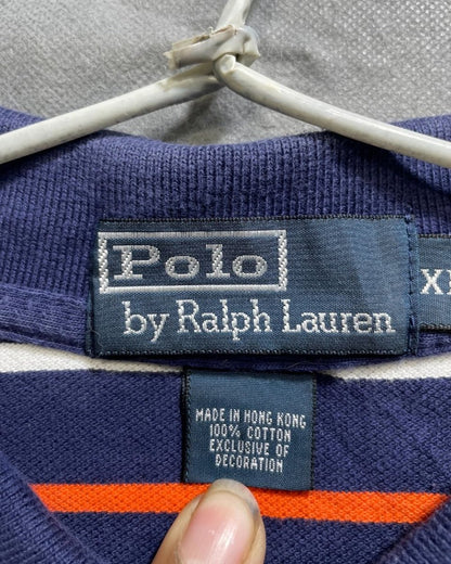 Polo Ralph Lauren Blue Cotton Jersey Polo T Shirt For Men X Large - Preloved Labels