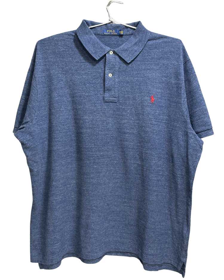 Polo Ralph Lauren Blue Cotton Polo T Shirt For Men XX Large - Preloved Labels