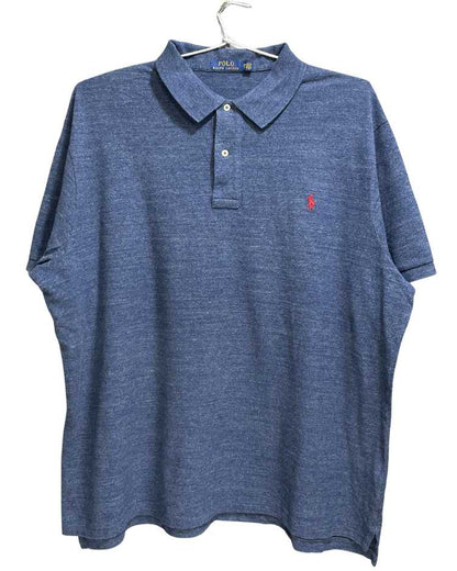 Polo Ralph Lauren Blue Cotton Polo T Shirt For Men XX Large - Preloved Labels