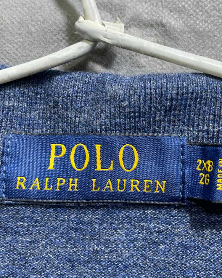 Polo Ralph Lauren Blue Cotton Polo T Shirt For Men XX Large - Preloved Labels