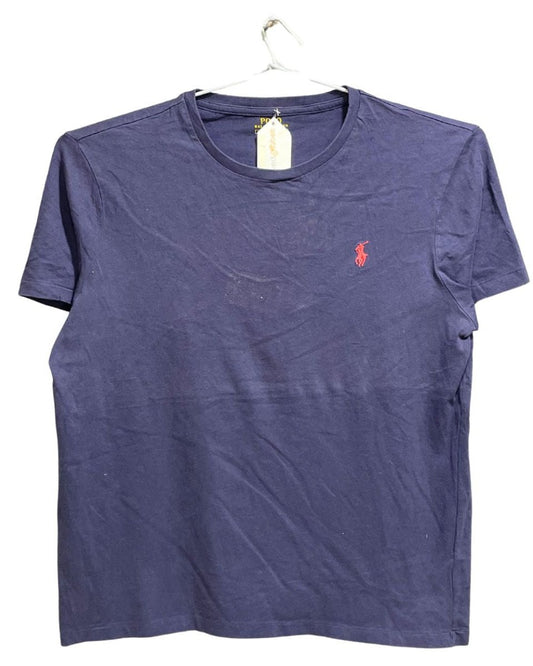 Polo Ralph Lauren Blue Cotton T Shirt For Men L - Preloved Labels