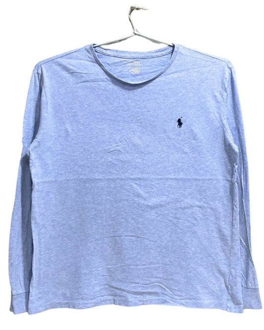 Polo Ralph Lauren Blue Cotton T Shirt For Men Medium - Preloved Labels