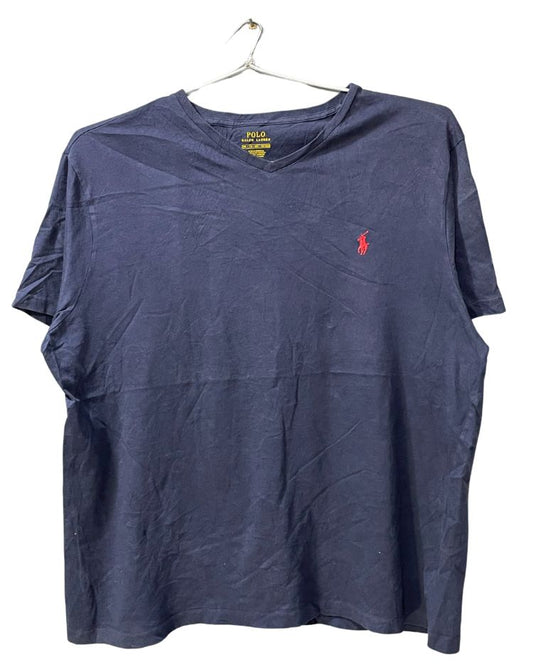 Polo Ralph Lauren Blue Cotton T Shirt For Men XL - Preloved Labels