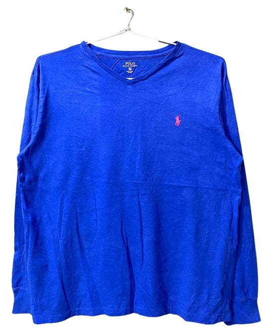Polo Ralph Lauren Blue Cotton T Shirt For Men XL - Preloved Labels