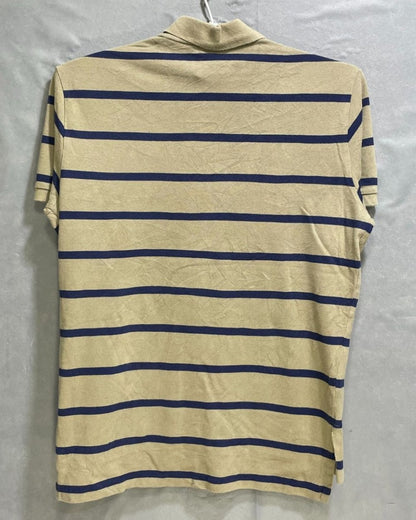 Polo Ralph Lauren Brown Cotton Jersey Polo T Shirt For Men M - Preloved Labels