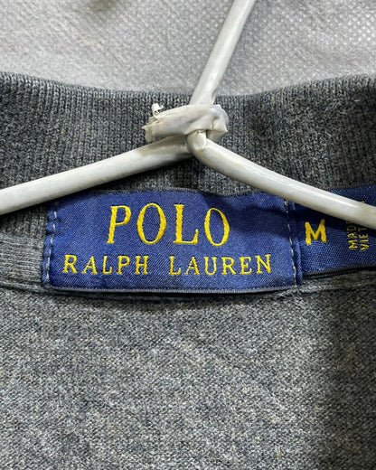 Polo Ralph Lauren Gray Cotton Jersey Polo T Shirt For Men M - Preloved Labels