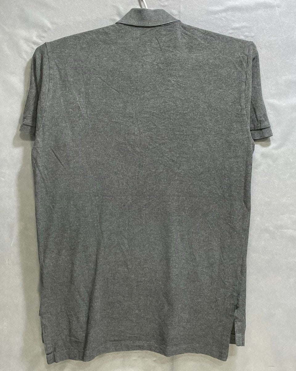 Polo Ralph Lauren Gray Cotton Jersey Polo T Shirt For Men M - Preloved Labels