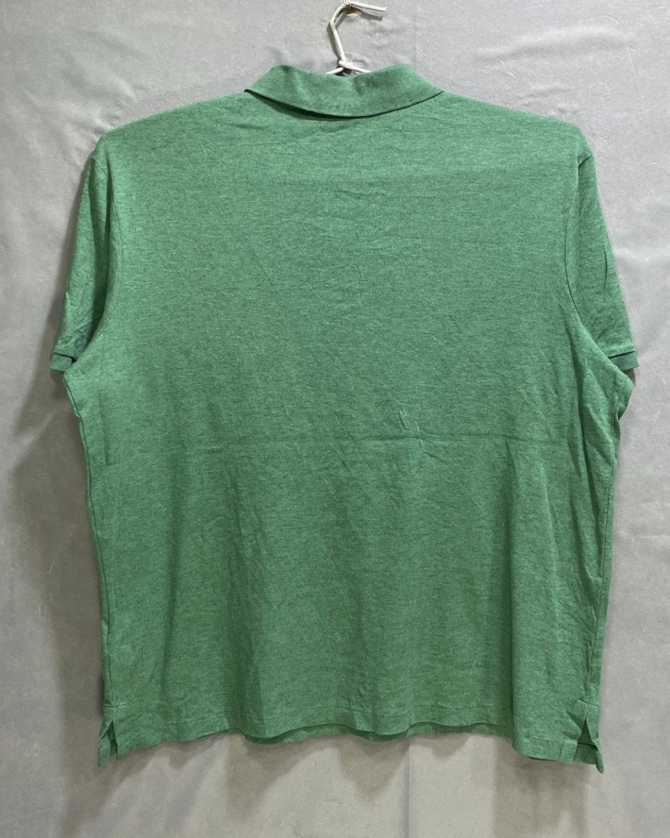 Polo Ralph Lauren Green Cotton Jersey Polo T Shirt For Men Large - Preloved Labels