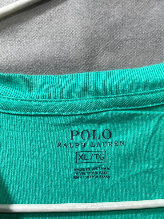 Polo Ralph Lauren Green Cotton T Shirt For Men XL - Preloved Labels