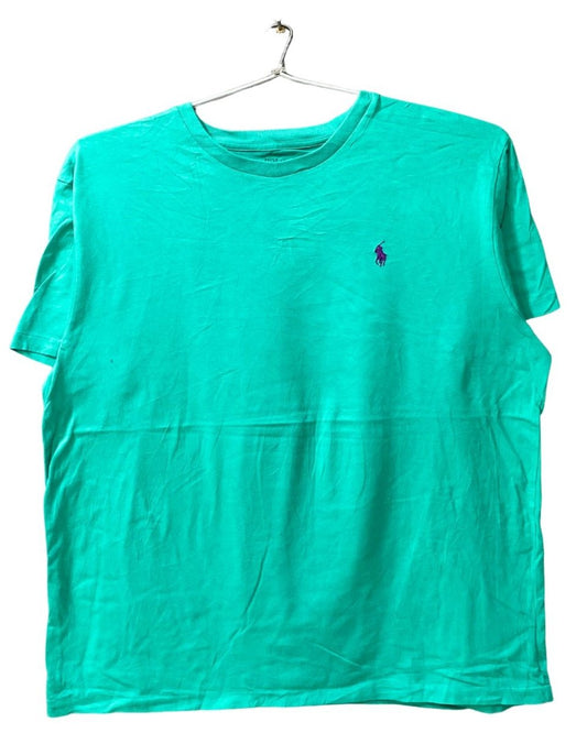 Polo Ralph Lauren Green Cotton T Shirt For Men XL - Preloved Labels