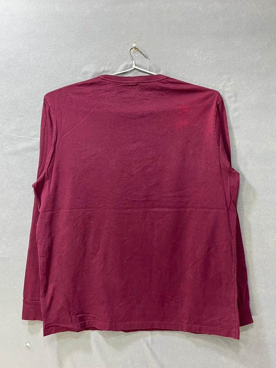 Polo Ralph Lauren Maroon Cotton T Shirt For Men XL - Preloved Labels