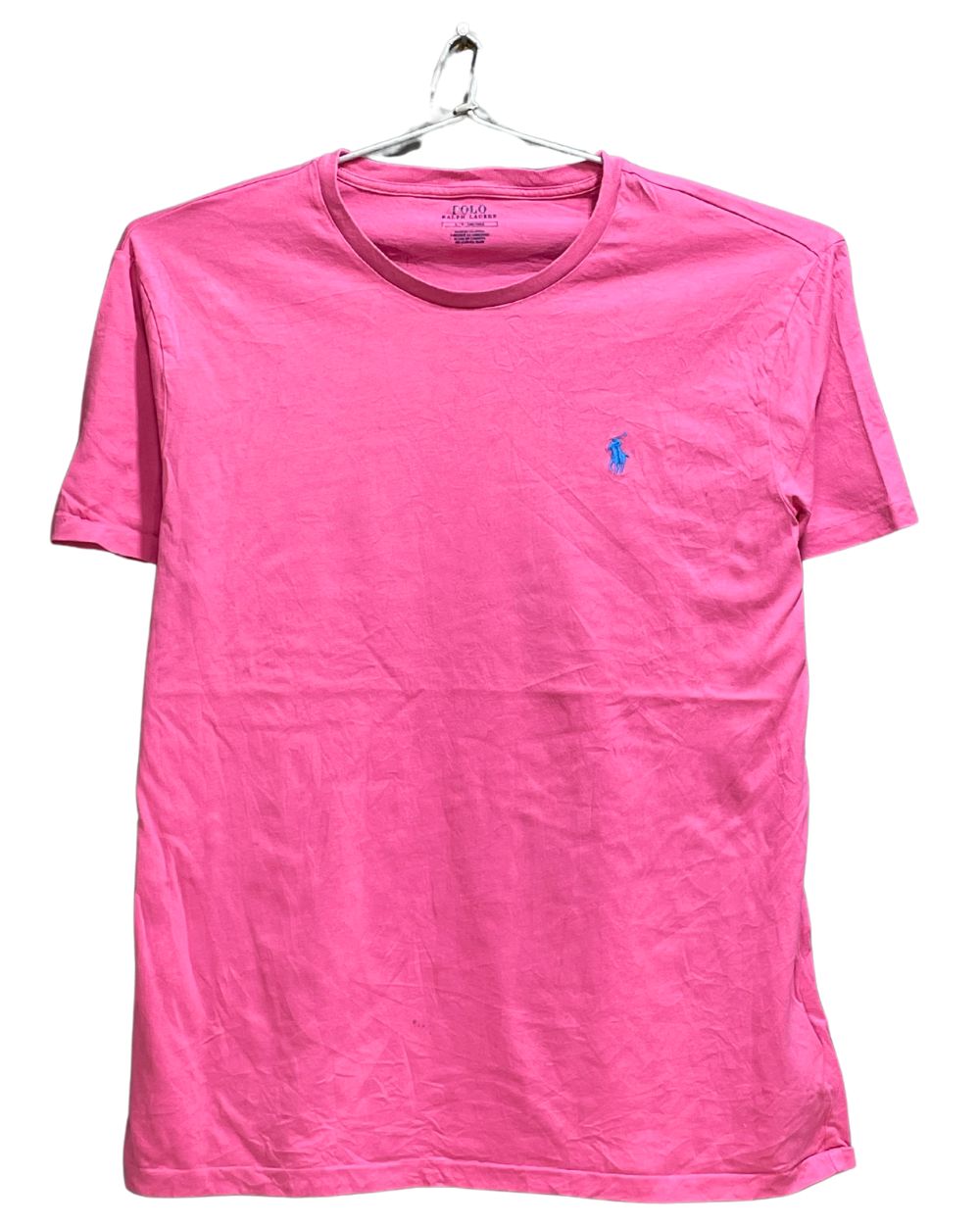 Polo Ralph Lauren Pink Cotton For Women T Shirt L - Preloved Labels