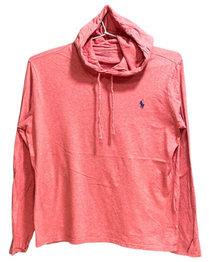 Polo Ralph Lauren Red Cotton Hood T Shirt For Men M - Preloved Labels