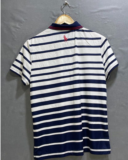Polo Ralph Lauren White Sport For Women Polo T Shirt L - Preloved Labels
