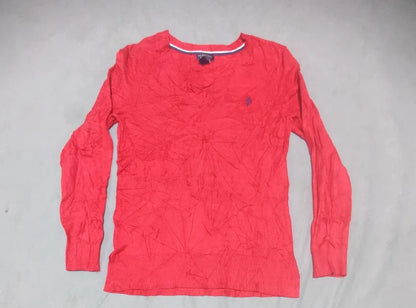 Polo U.S. Assn Women Rayon Polyester Red Sweater S – Preloved Labels (view 2)