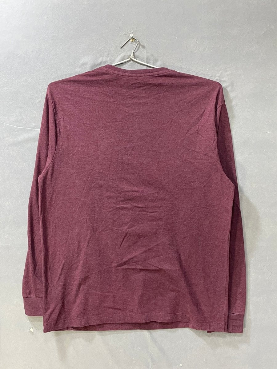 Polo U.A. Assn Maroon Cotton T Shirt For Men L - Preloved Labels
