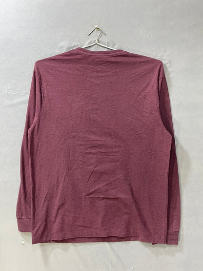 Polo U.A. Assn Maroon Cotton T Shirt For Men L - Preloved Labels
