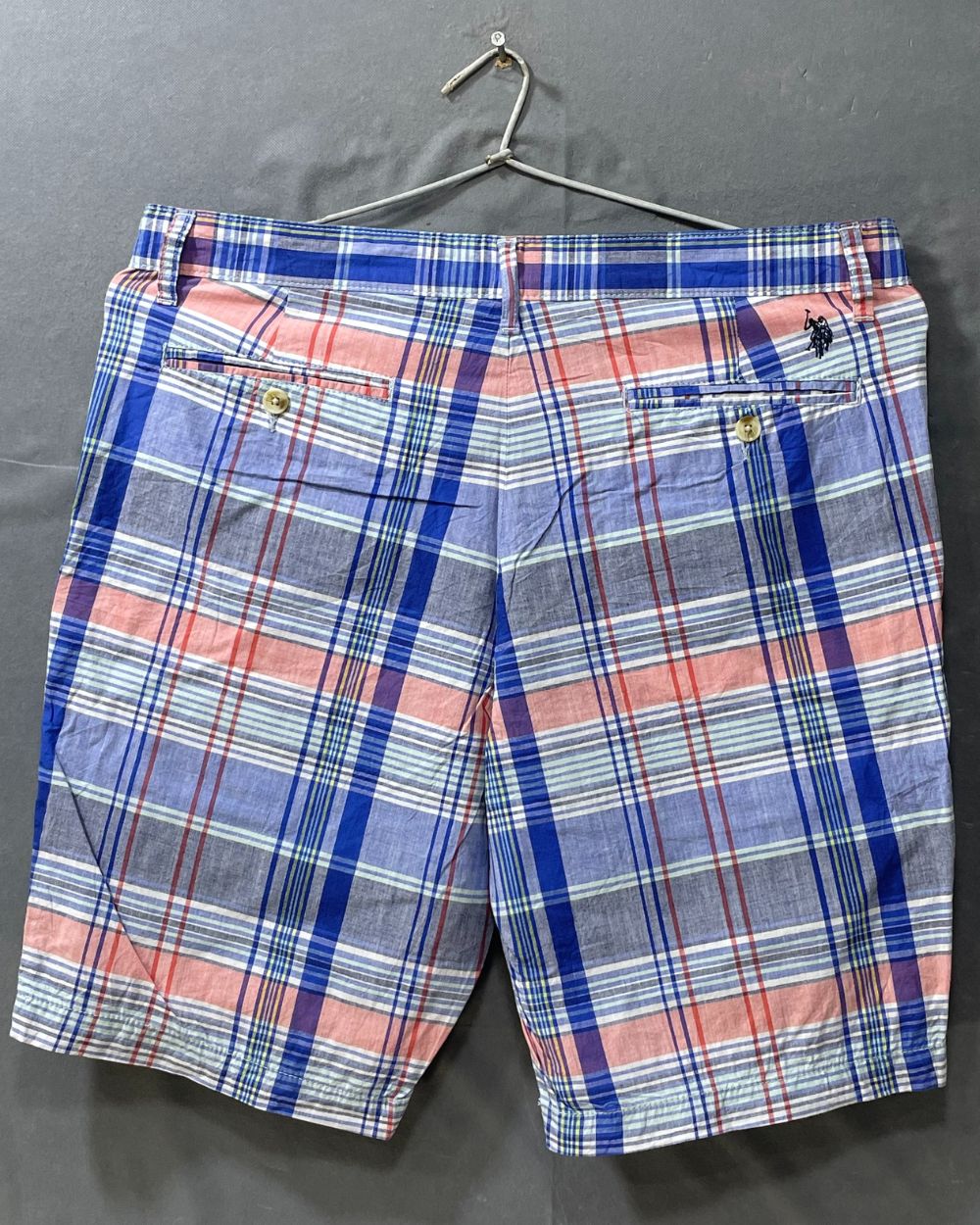 Polo U.S. Assn Blue Cotton Short For Men L - Preloved Labels