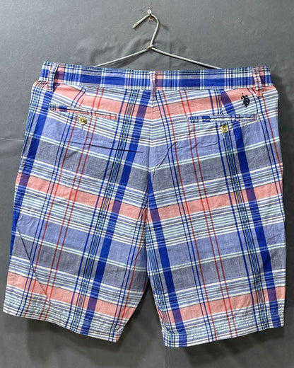 Polo U.S. Assn Blue Cotton Short For Men L - Preloved Labels