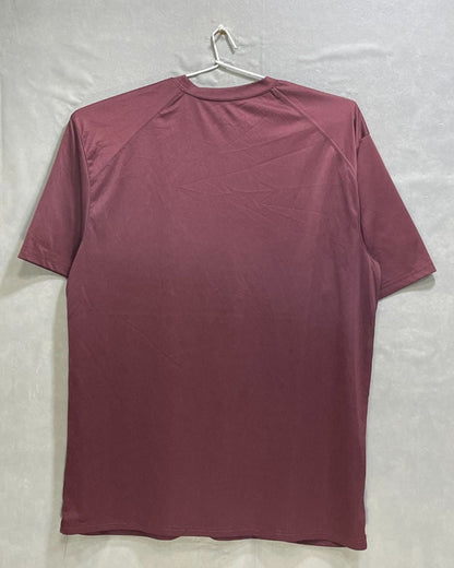Preloved Labels Maroon For Men Sports T Shirt L - Preloved Labels