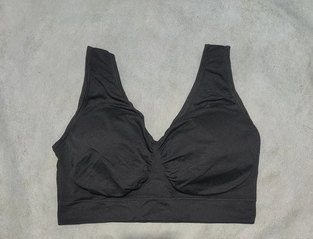 Preloved Women Black Sport Bra XL – Preloved Labels (view 2)