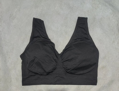 Preloved Women Black Sport Bra XL – Preloved Labels (view 2)