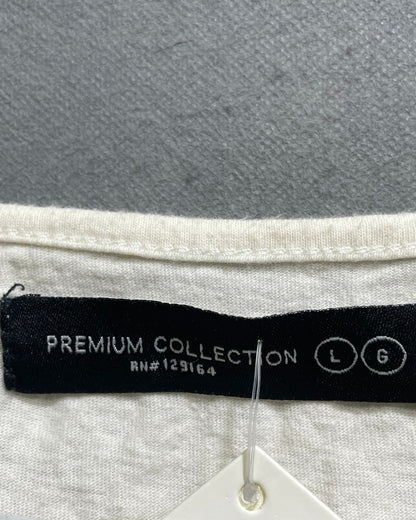 Premium Collection White Cotton For Women Vest T Shirt Large - Preloved Labels
