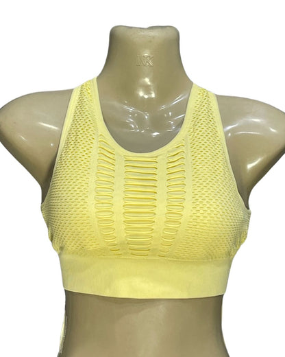 Pro Fit Yellow Bra For Women Medium - Preloved Labels