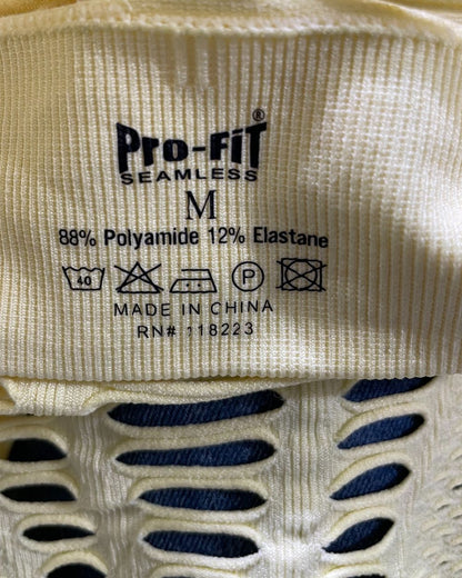 Pro Fit Yellow Bra For Women Medium - Preloved Labels