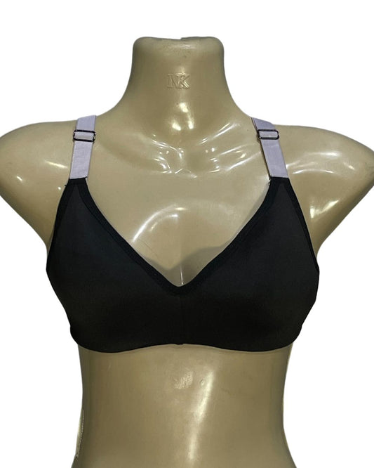 Pro Player Black Bra For Women Medium - Preloved Labels
