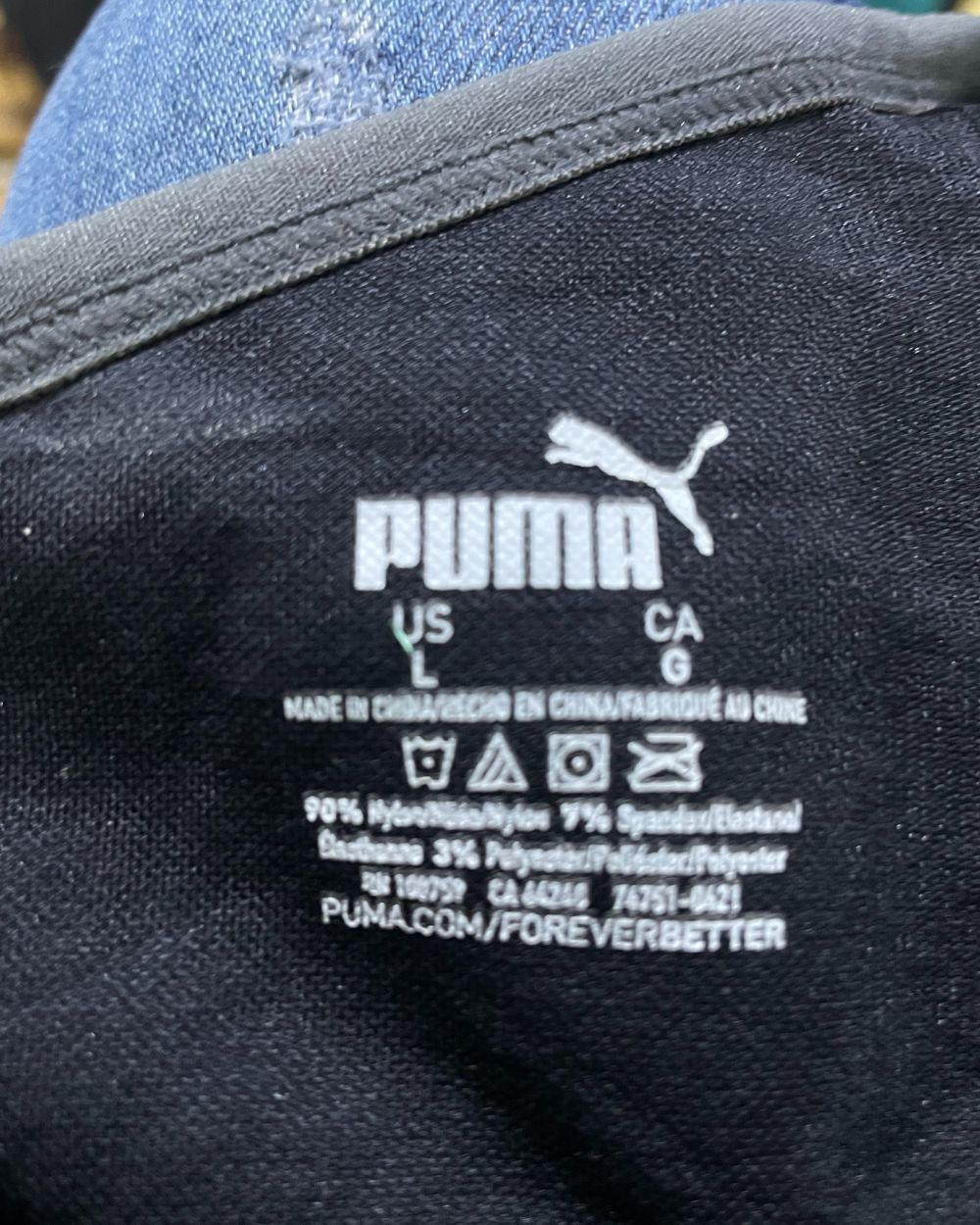 Puma Black Bra For Women L - Preloved Labels