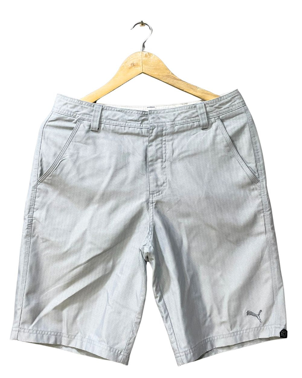 Puma Gray Cotton Short For Men S - Preloved Labels