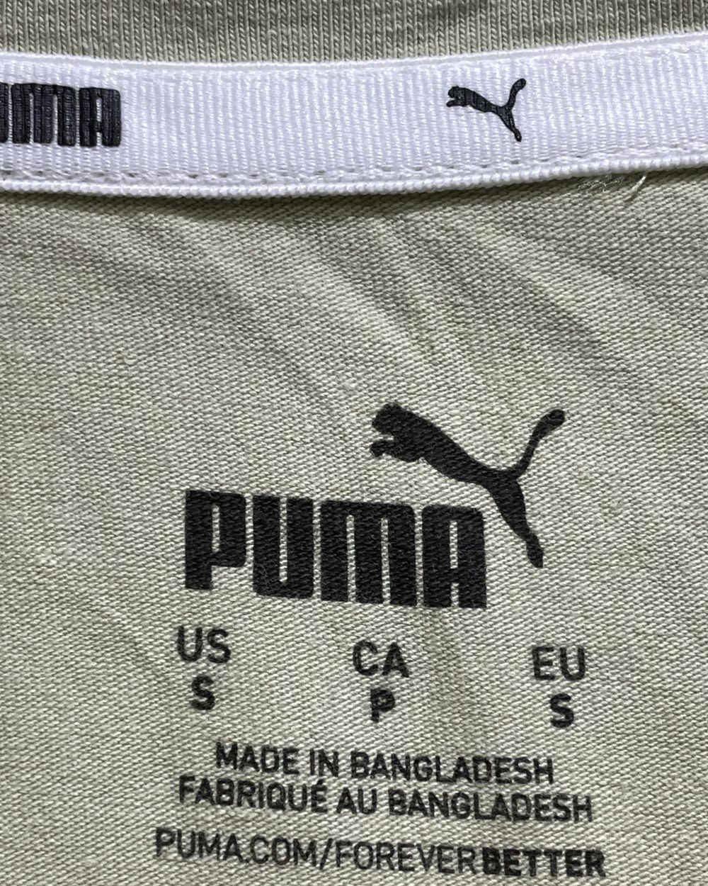 Puma Green Sport For Women Vest T Shirt S - Preloved Labels