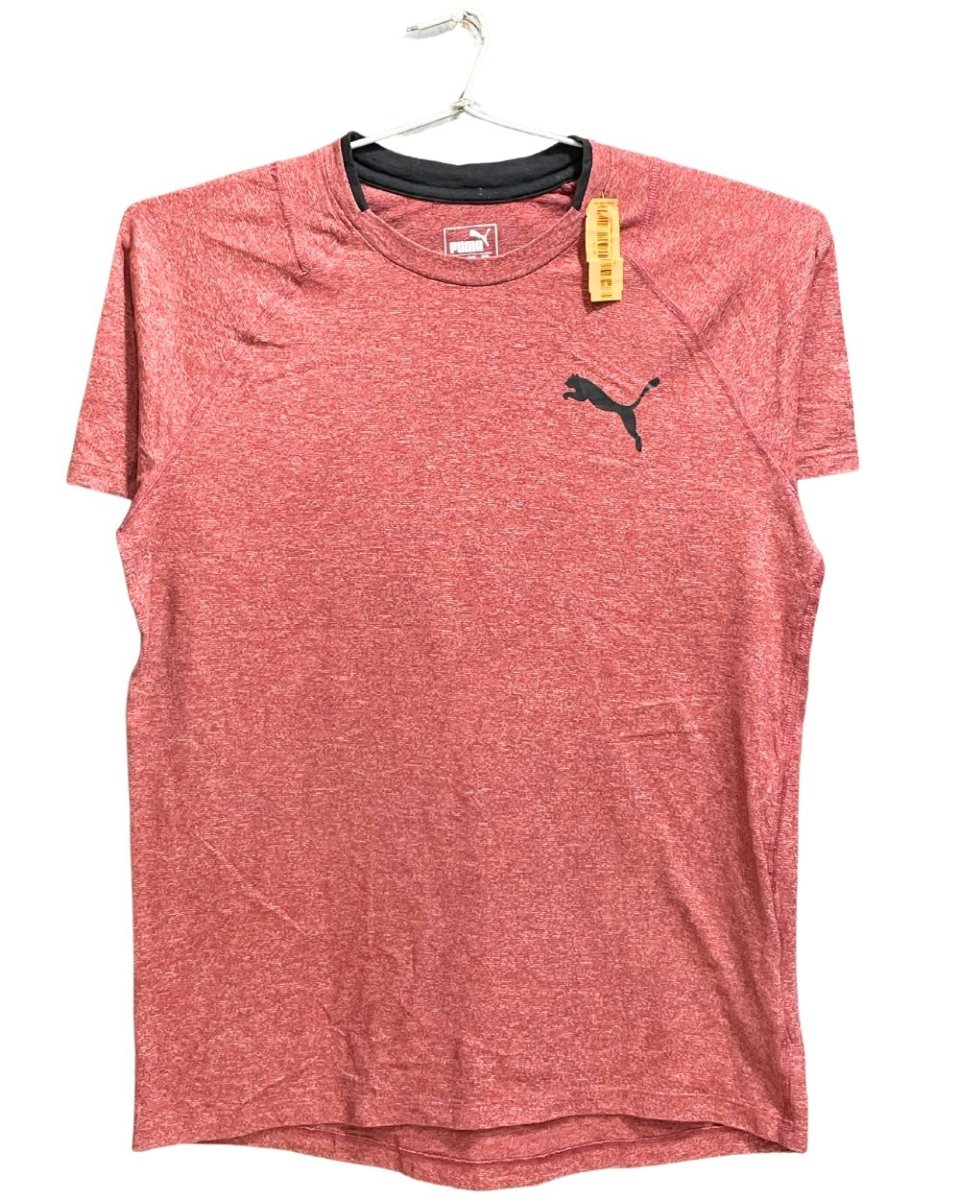 Puma Maroon Cotton T Shirt For Men M - Preloved Labels