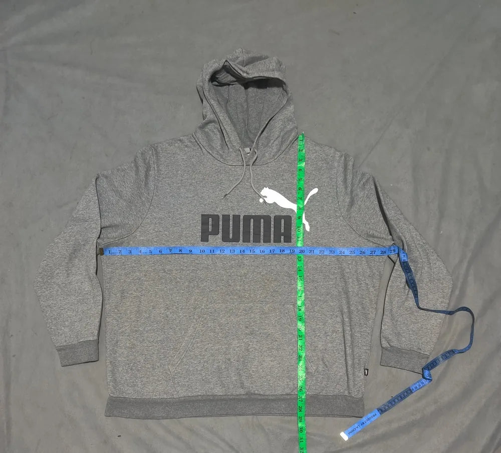 Puma Men Cotton Fleece Gray Hoodie 2XL – Preloved Labels (view 4)
