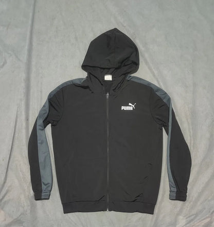 Puma Men Polyester Black Gray Zipper S – Preloved Labels (view 3)