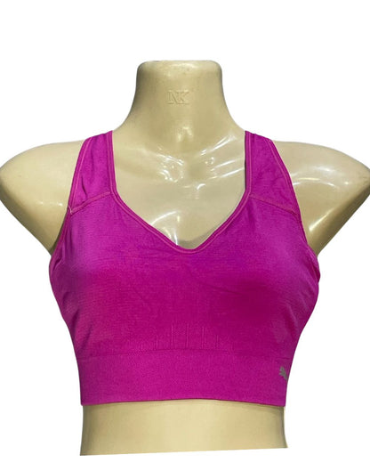 Puma Pink Bra For Women Medium - Preloved Labels