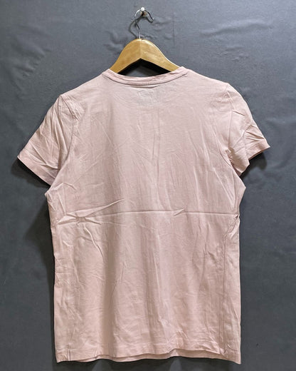 Puma Pink Cotton For Women T Shirt L - Preloved Labels