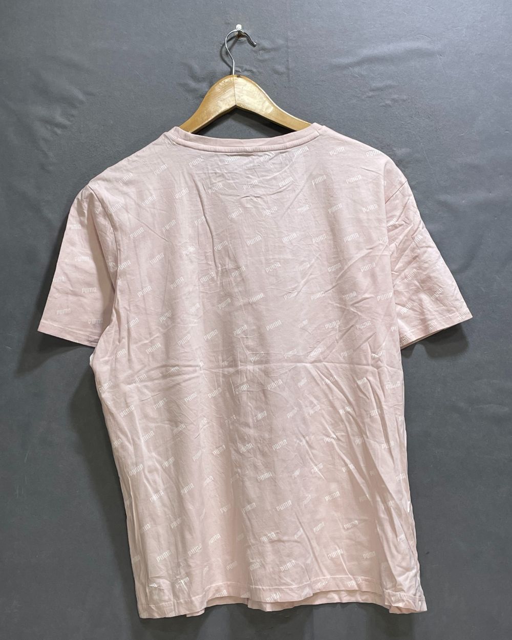 Puma Pink Cotton Jersey Sport For Women T Shirt Large - Preloved Labels