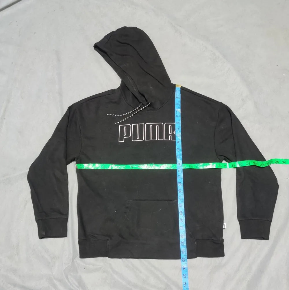 Puma Women Cotton Fleece Black Hoodie S – Preloved Labels (view 4)