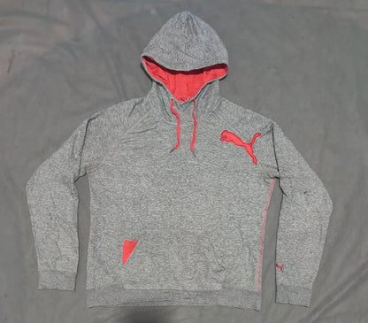Puma Women Cotton Gray Hoodie L – Preloved Labels (view 3)