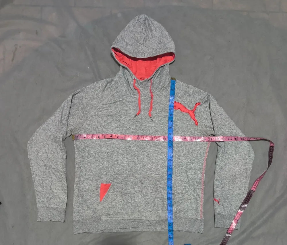 Puma Women Cotton Gray Hoodie L – Preloved Labels (view 4)