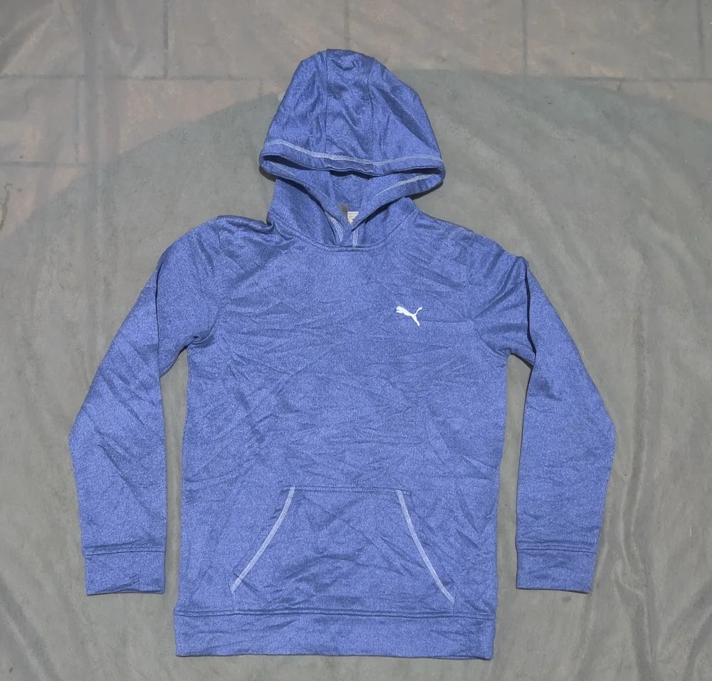 Puma Women Polyester Blue Hoodie XL – Preloved Labels (view 3)