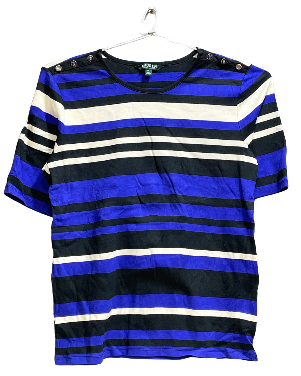 Ralph Lauren Blue Sport For Women T Shirt XL - Preloved Labels