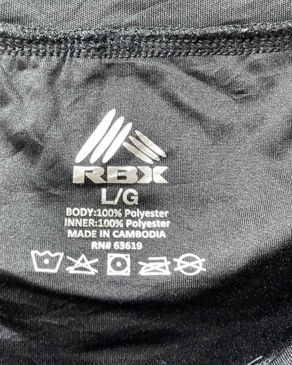 RBX Black Sport Gym Short For Women Large - Preloved Labels
