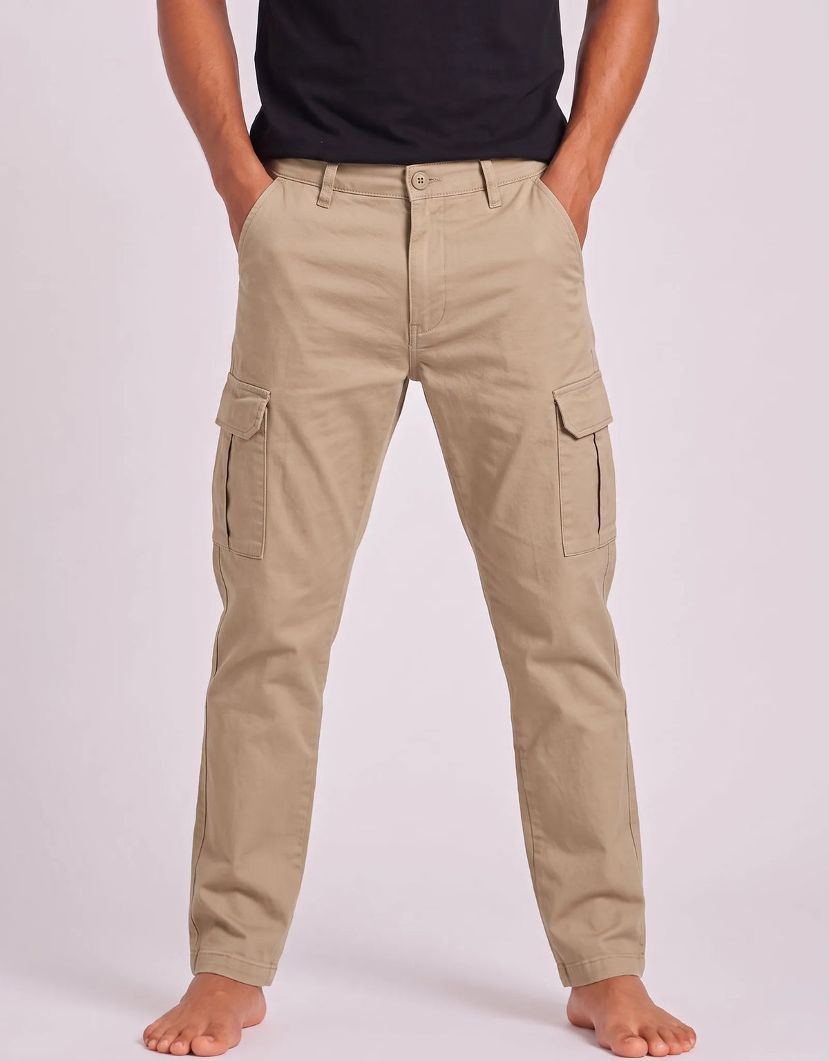 Red Cap Men Cream Cotton Cargo Pant XL – Preloved Labels
