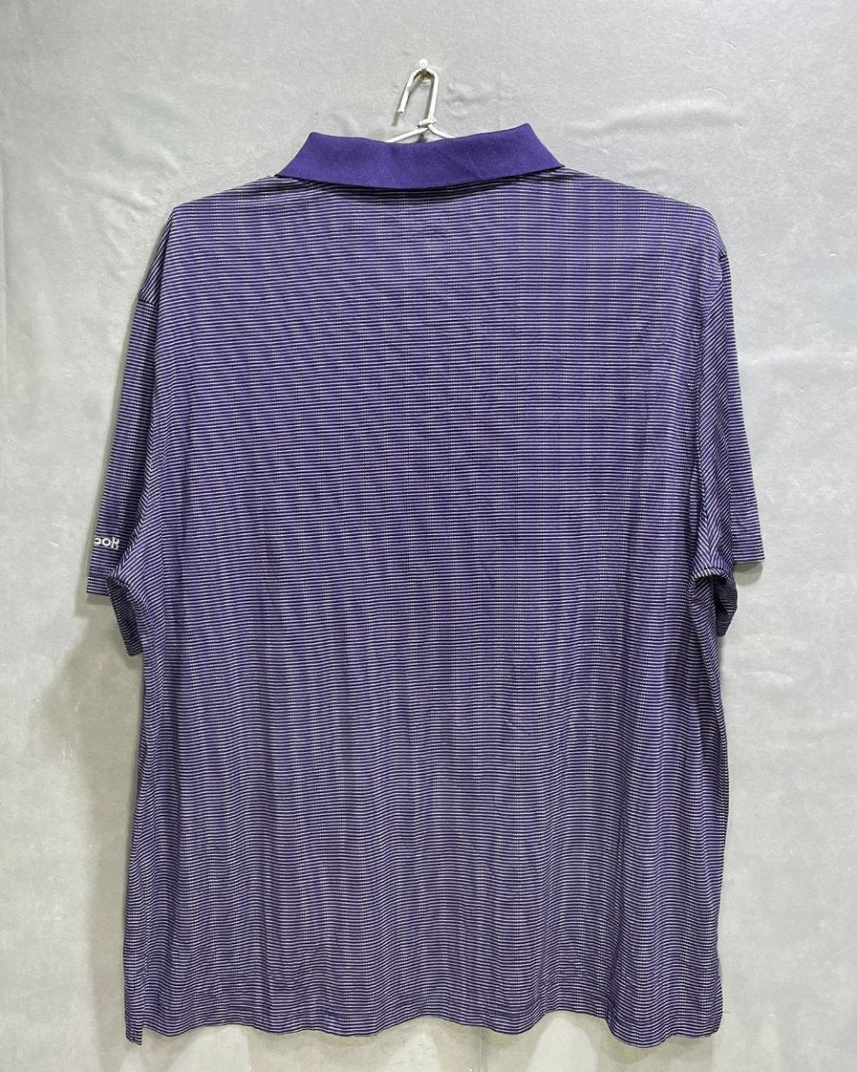 Reebok Golf Purple Polyester Sport Polo T Shirt For Men XX Large - Preloved Labels