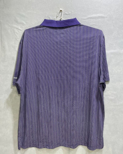 Reebok Golf Purple Polyester Sport Polo T Shirt For Men XX Large - Preloved Labels