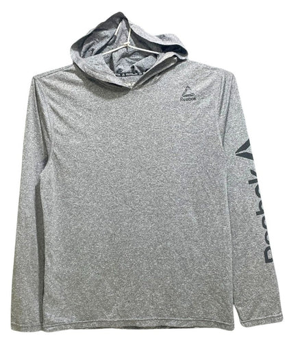 Reebok Gray For Men Sports Hood T Shirt S - Preloved Labels